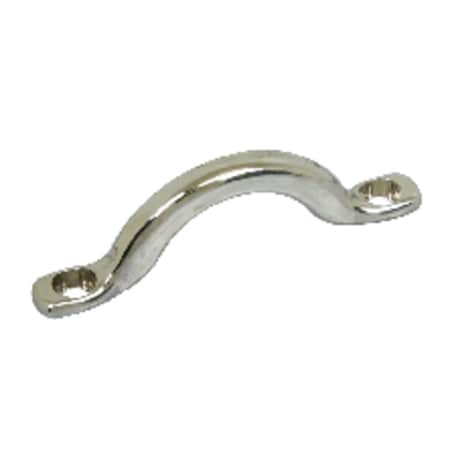 CAMPBELL CHAIN & FITTINGS Campbell Nickel-Plated Low Carbon Steel Rope Loop 2 - 3/4 in. L T7691800